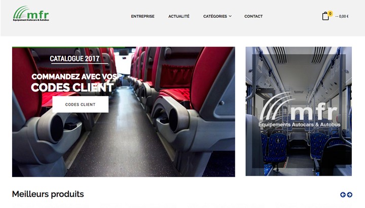 Nouveau site web