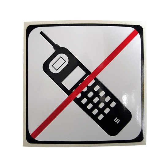 Symbole portable interdit