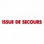 Issue de secours rouge