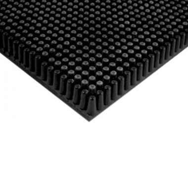 Tapis picot caoutchouc noir 11mm