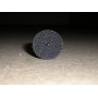 Pastille crochet noir Diam.25