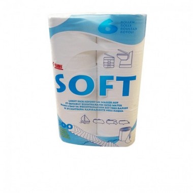 Papier hygiénique (paquet de 6 rlx)